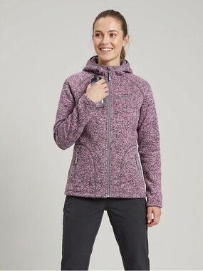 Mountain Warehouse Lightweight Full Zip Fleece Outdoor Hoodie - Size 4 Like New